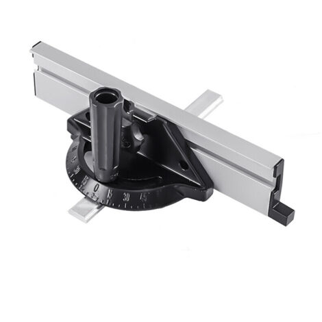 Jauge onglets menuiserie règle angle scie table poussée rabattable réglable