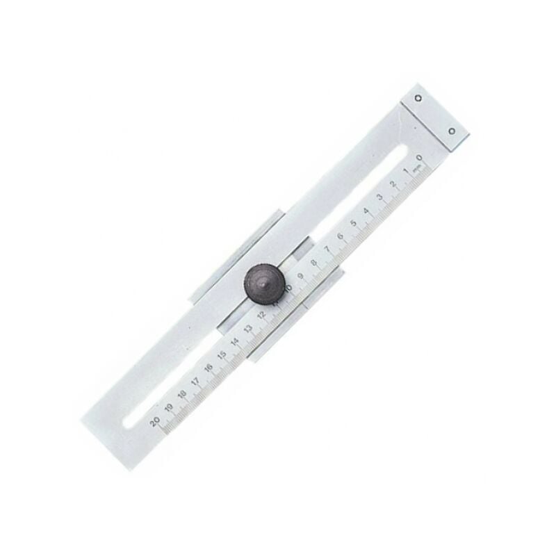 Wilmart - Jauge parallèle de traçage 300mm - Acier chromé