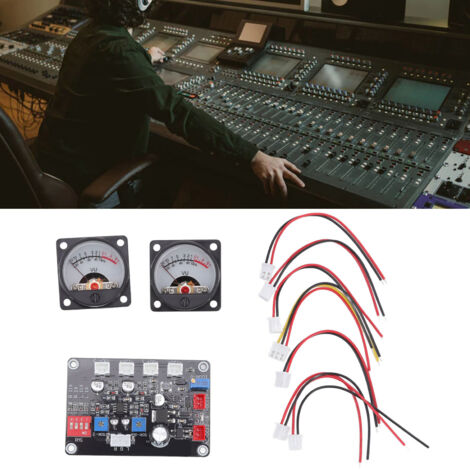 Jauge VU Professionnelle pour Amplificateur et Studio [2 Pièces avec Circuit d'Alimentation] 12V‑18V