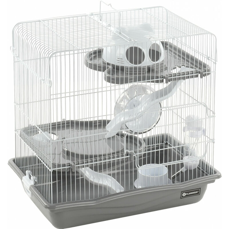 

Jaula Binky, gris. 45 x 30 x 44,5 cm. para Hamster.