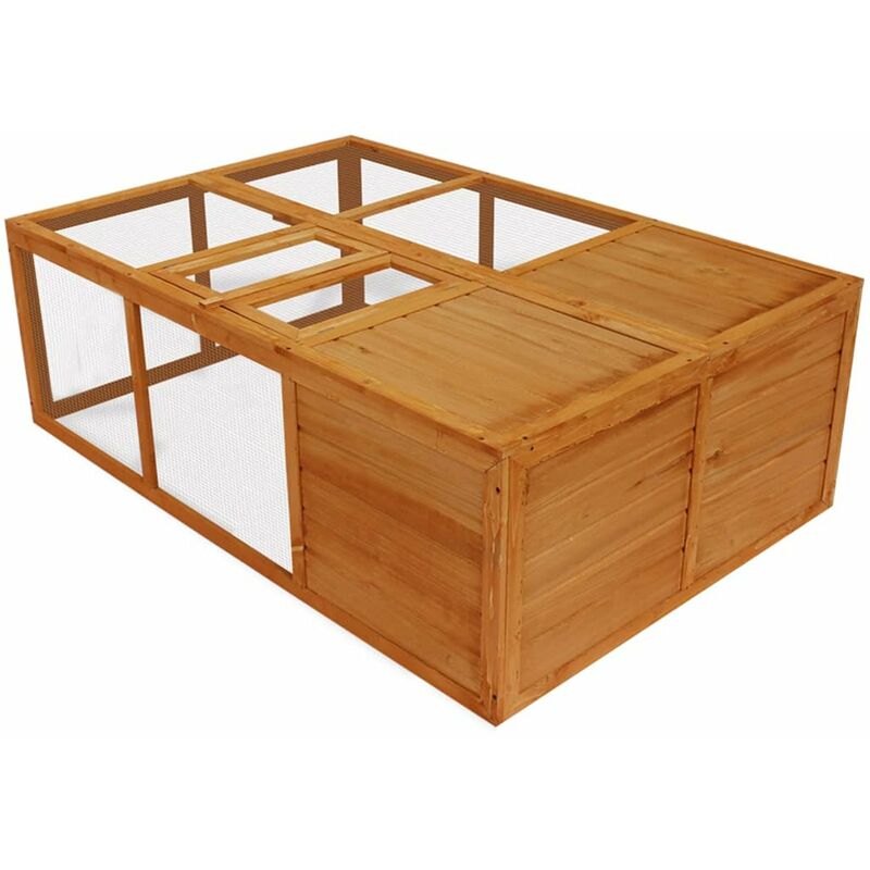 

Jaula de animales plegable de madera para exterior
