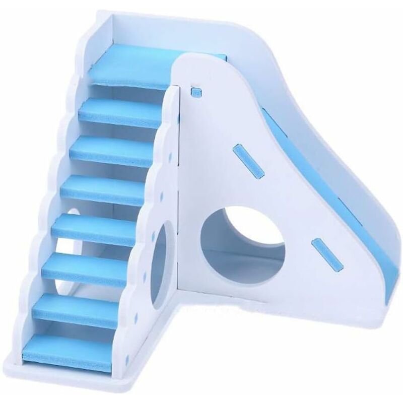 

Jaula de nido de ardilla de ratón de hámster de madera juego pequeño escalera de animales jugando escaleras escalera juguete rentable y de buena