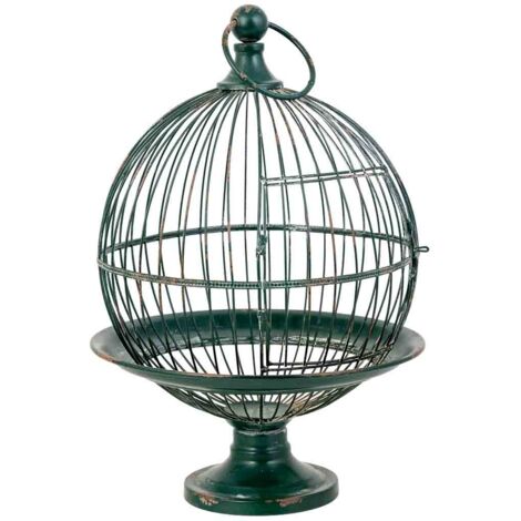 Jaula decoración de metal d35.56x59.06h cm