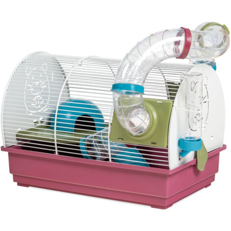 JAULA HAMSTER RUSO 112 BLANCA 39x25.5x27 cm