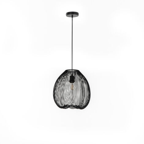 Jaula - Lampada a sospensione in metallo nero