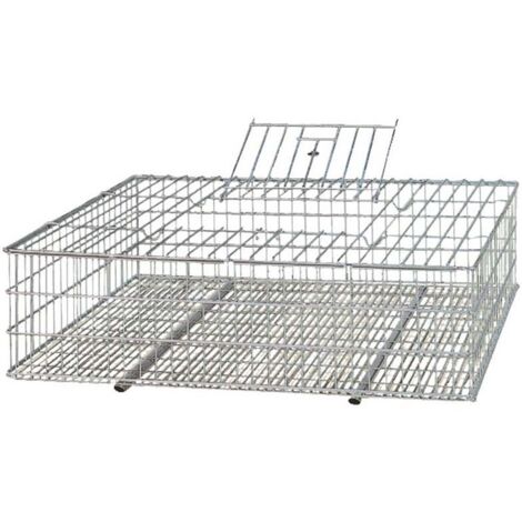 Jaula Metálica para Transporte de Conejos 73x52x20 cm  Resistente  Apilable  Ideal para conejos y mascotas pequeñas