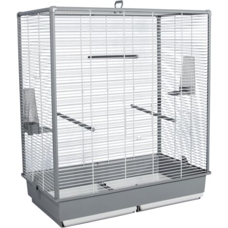 JAULA PAJARO 616 Blanca (70x40x79,5 cm)