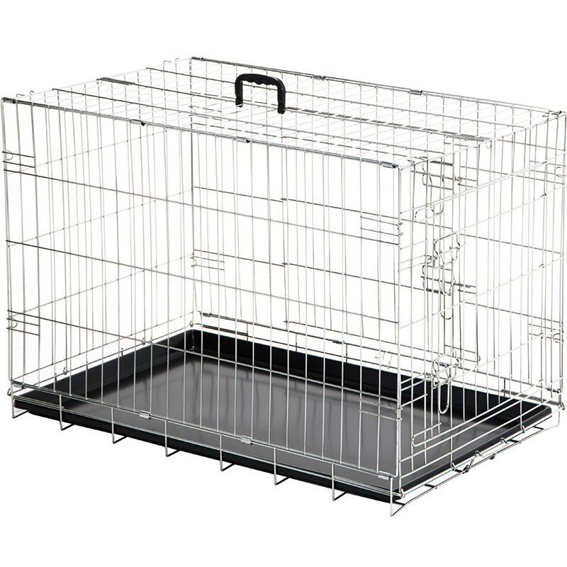 

Jaula perros para transporte y exposición con bandeja - size L