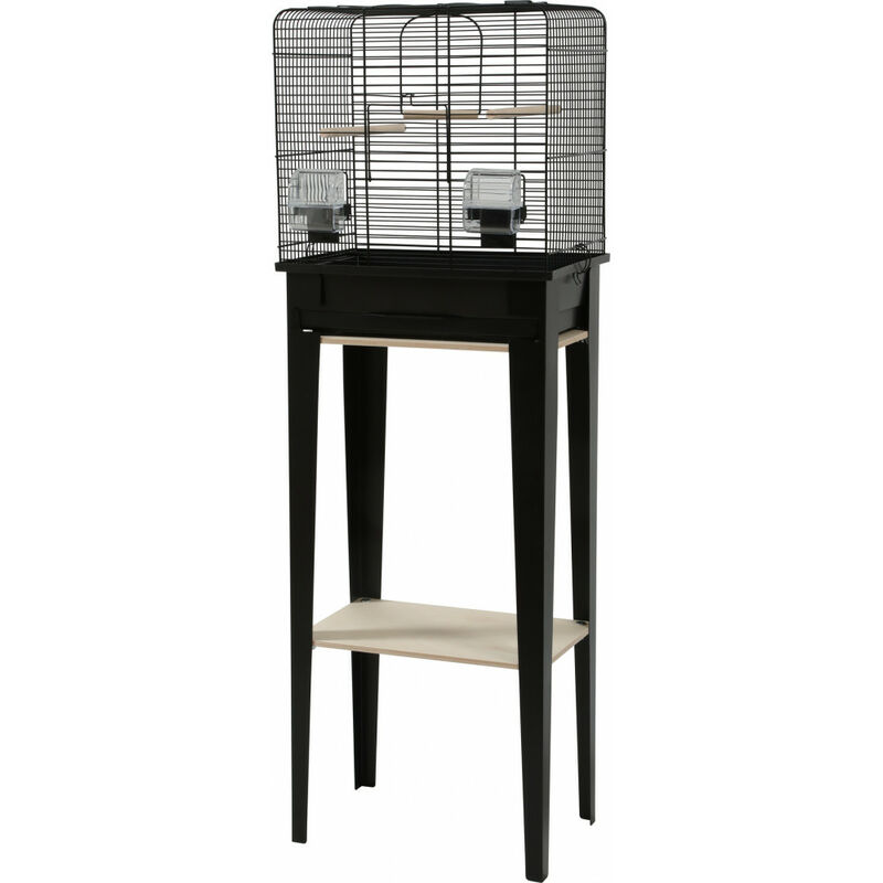 

Zolux - Jaula y muebles CHIC LOFT. tamaño S. 38 x 24,5 x altura 113cm. color negro.