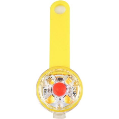 Jaune 1PC Sécurité LED Clignotant pour Chiens , Chats - Lampe LED Rechargeable USB pour Chien, 3 Modes de Clignotant Lampes de Sécurité Imperméables pour Animaux de Compagnie