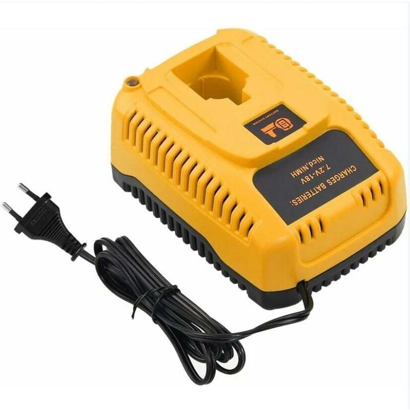 Linghhang - Jaune) Pour les Batteries DC9310 Dewalt NiCd et NiMH 7.2 V-18 v chargeur de remplacement de batterie DC9096 DC9098 DC9099 DC9091 DC9071