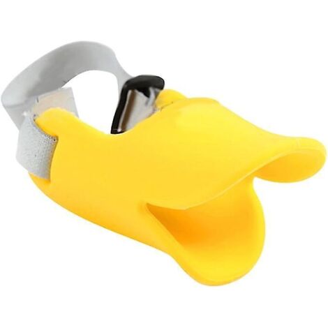 (jaune S) Bouche De Chien  Bec De Canard Anti-morsure Bouche Et Nez Anti-morsure Bouche Pour Animal De Compagnie Matriau En Silicone Anti-morsure