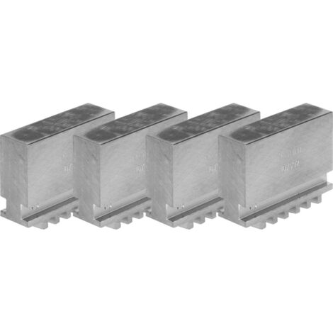 Jaw Mandrini Torri, 4 Mandibola, Mascella Pezzo Non Storied, Non Regge, Dimensioni: 200Mm Lungo. Una Larghezza 69 Mm. : B 20 Mm, Altezza C: 53,5 Millimetri