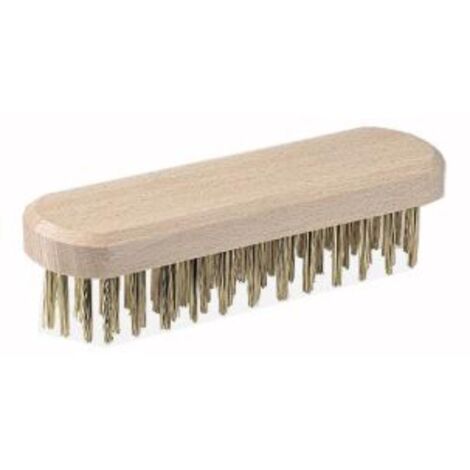 JAZ cepillo acero pua redonda mf35 , Cepillo manual Fundición con base de madera MF 6035G Tamaño: 200 mm Características: - Forma de púa: Redonda- Material: Acero latonado.