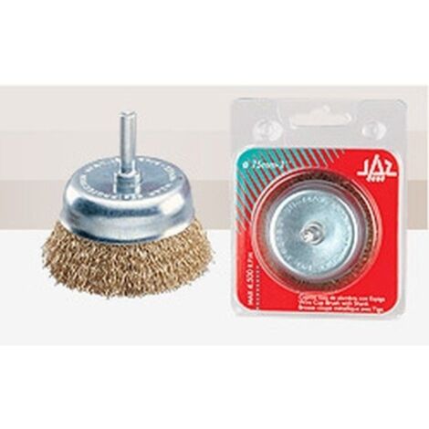 JAZ cepillo taza espiga jaz 75mm bte 9268 , 0UNIDADES , JAZ cepillo taza espiga jaz 75mm bte 9268 , 0UNIDADES