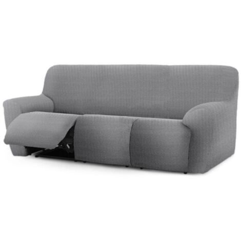 Jaz Recliner 3-Sitzer grauer Sofabezug 200-260