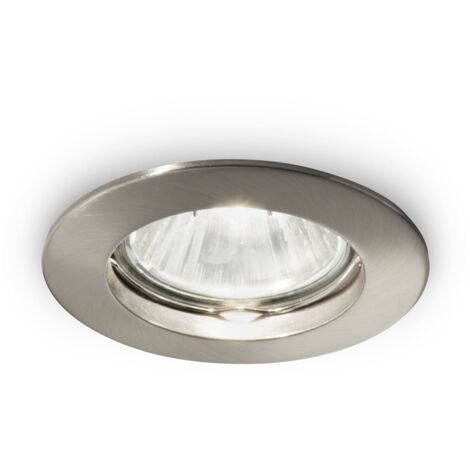 JAZZ FARETTO DA INCASSO NICKEL 1 LUCE ATTACCO GU10 D.7,3CM