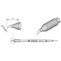 C245747//Ø 0,6 mm abgeschrägt JBC Lötspitze Serie C245 Rundform