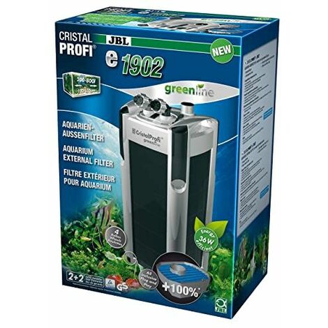 Jbl 6028400 Filtre Extérieur pour Aquariums de 200 à 800 Litres, Cristalprofi E1902 G...