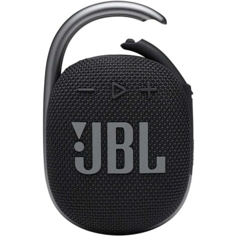 FOREHILL JBL CLIP 4 – Enceinte Bluetooth portable et légère avec mousqueton intégré – Étanche à l’eau et à la poussière – Autonomie 10 hrs – Noir