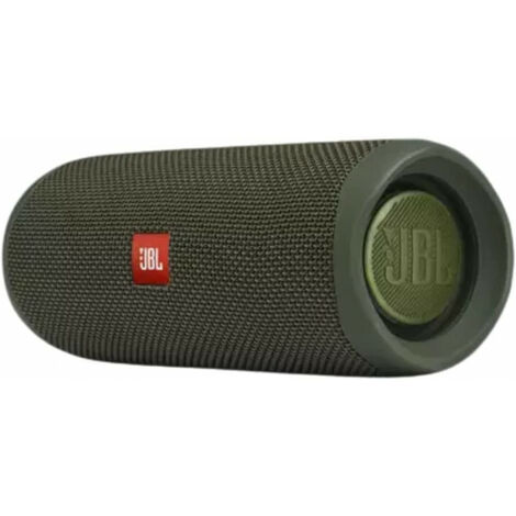 JBL Flip 5 - 2.0 canaux - 44 x 80 mm - 20 W - 65 - 20000 Hz - 80 dB - Avec fil &sans fil (JBLFLIP5GRENAM)