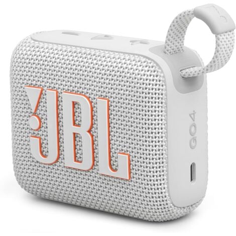 CCYKXA JBL GO 4, Enceinte Bluetooth ultra-portable, son JBL Pro, basses percutantes, 7 heures d'autonomie, fonction Playtime Boost, résistante à l'eau et à la poussière IP67, en gris