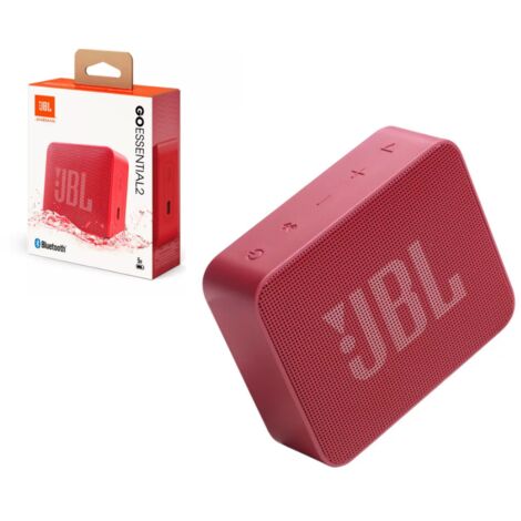 JBL GO Essential 2, tragbarer Bluetooth-Lautsprecher, rot