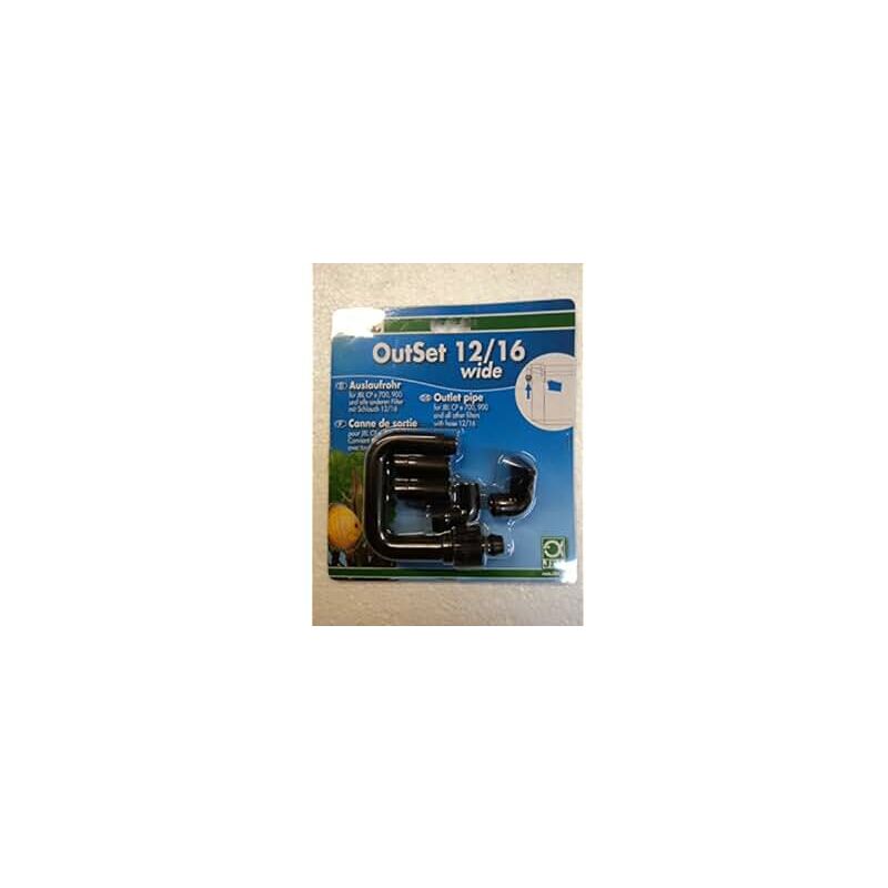 OutSet wide 12/16 CP e4/7/900/1 (sortie) - Kit de retour d'eau avec buse à jet large pour filtre extérieur d'aquarium - JBL