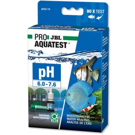 JBL pH 6,0-7,6 Test Schnelltest zur Bestimmung des pH-Wertes Süßwasser Aquarien