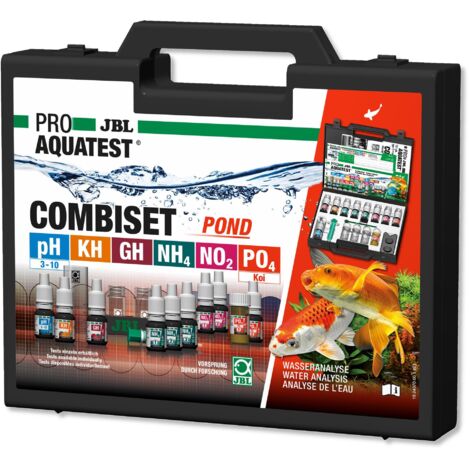 JBL PROAQUATEST COMBISET Pond Wassertestkoffer für Koi- und Gartenteich