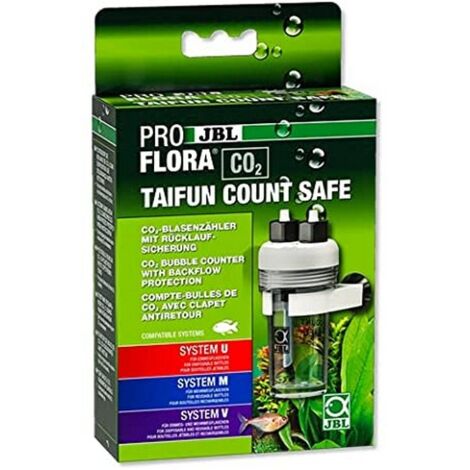 JBL ProFlora CO2 Taifun Count Safe - Blasenzähler mit Rücklaufsicherung