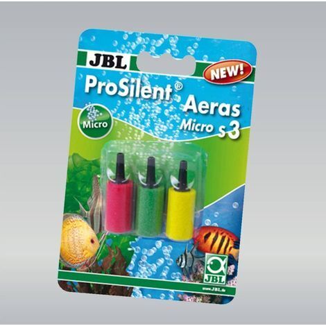 JBL ProSilent Aeras Micro S3 Ausströmerstein-Set für Luftblasen in Aquarien Zubehör