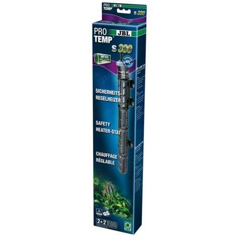 JBL ProTemp S 300 - Aquarienheizung 300W Sicherheits-Regelheizer + Schutzkorb
