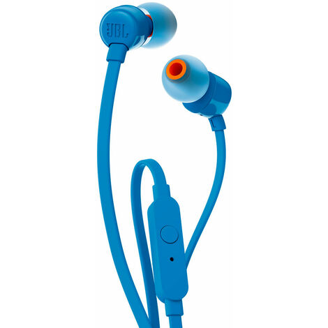 Jbl t110 bleu casque intra-auriculaire avec microphone intégré