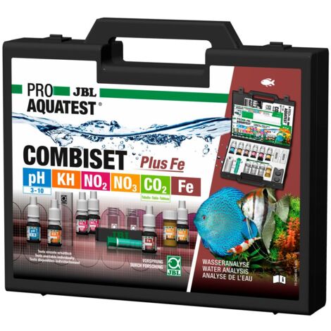 JBL Test Combi Set Plus Fe Koffer Wasserwerte Süßwasser-Aquarien inkl. Eisentest
