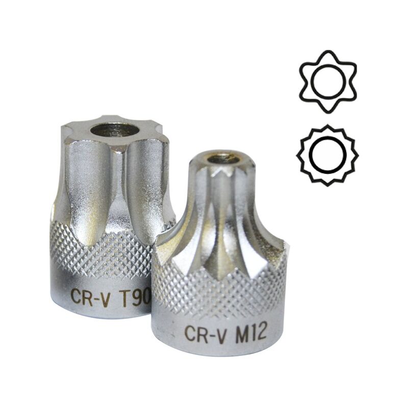

10040 Punta De 1/2' 12 Cantos Inviolable M16 - Jbm