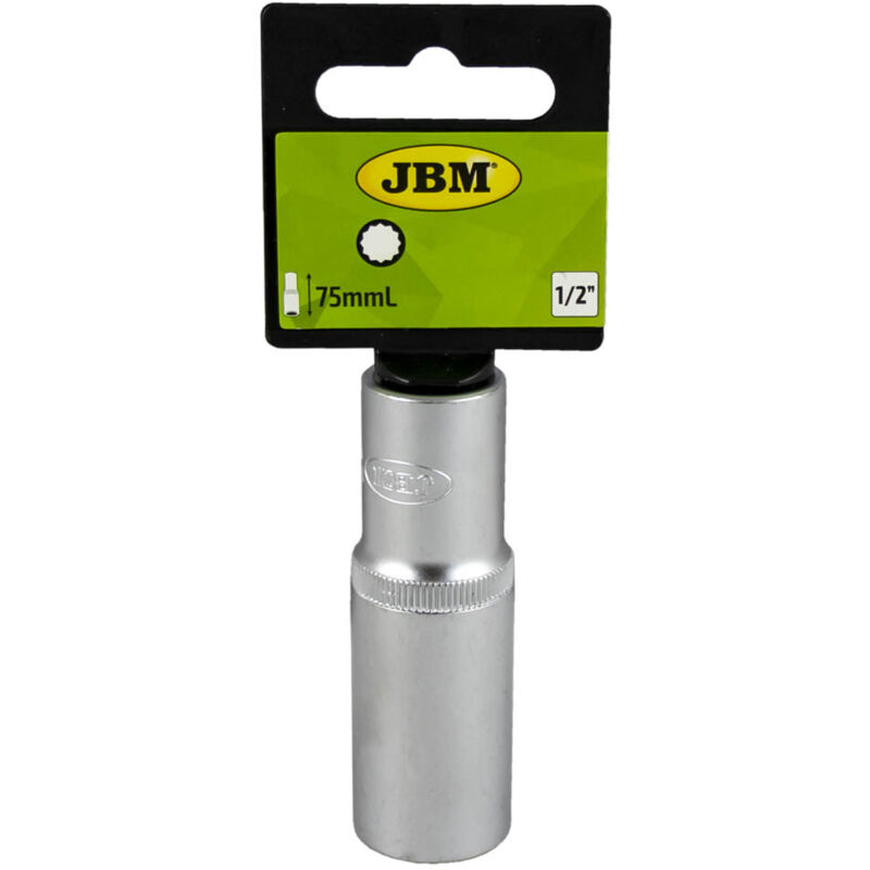 

10152 Vaso De 75Mm Largo, 14Mm 12 Cantos 1/2' - Jbm