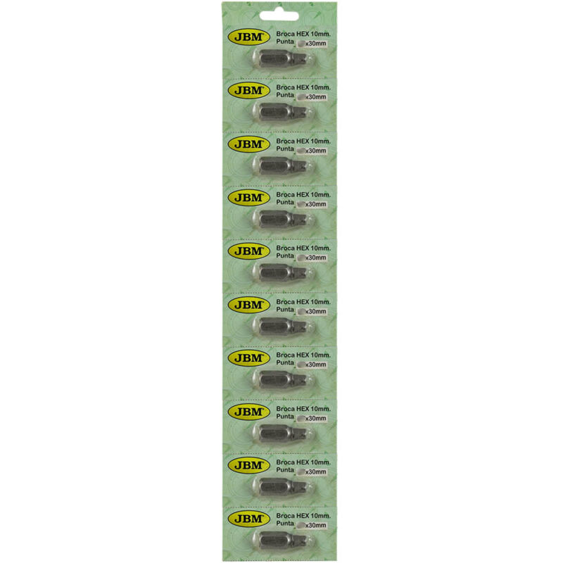 

10374 BROCA HEXAGONAL DE 10X30mm, punta 12mm - JBM