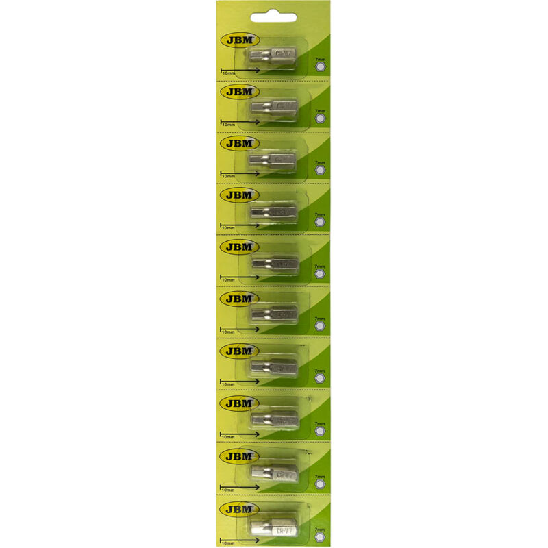 

JBM 10415 BROCA HEX. INV. BOCA 10mm. pnta 10mm.