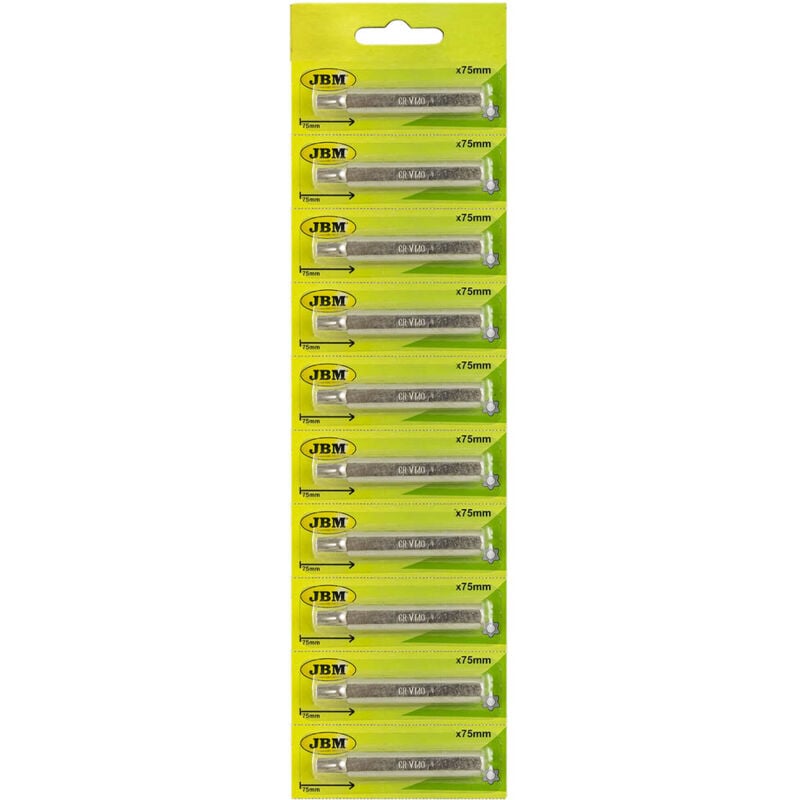 

10448 BROCA TORX INV. BOCA 10x75mm L. Pnta.T55 - JBM