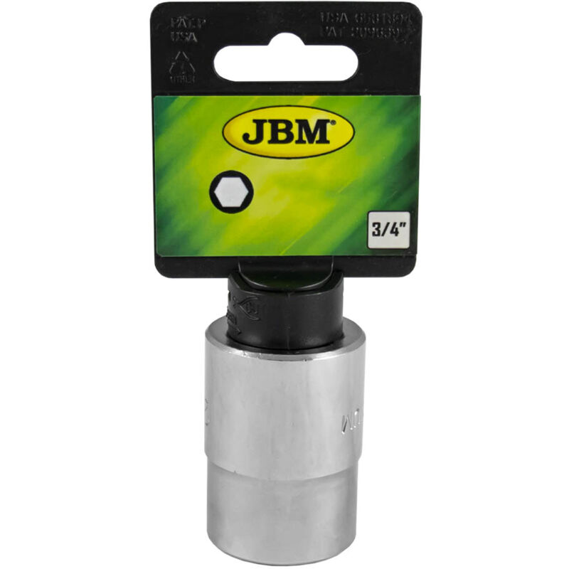 

10689 Vaso Corto 3/4' 6 Cantos 26Mm - Jbm