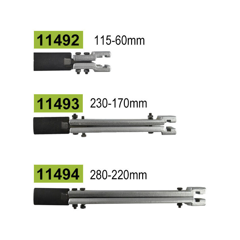

11492 Juego De Garras 115Mm - 60Mm Para Ref. 51122 - Jbm