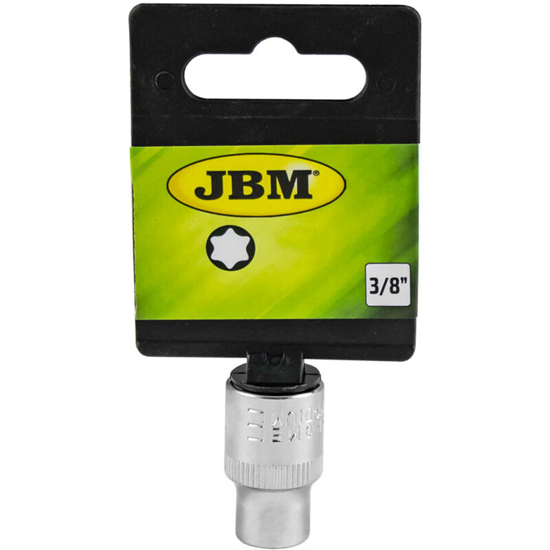 

13334 Vaso Torx 3/8' E16 Cromado - Jbm