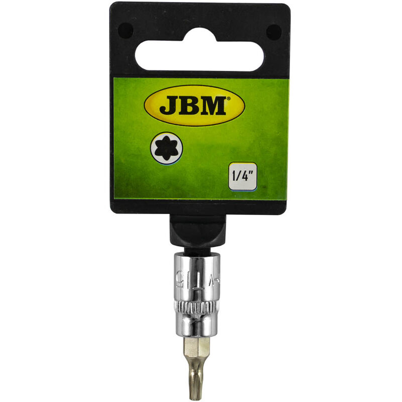 

13389 Vaso Destornillador Torx (Tx) T30 Cromado - Jbm