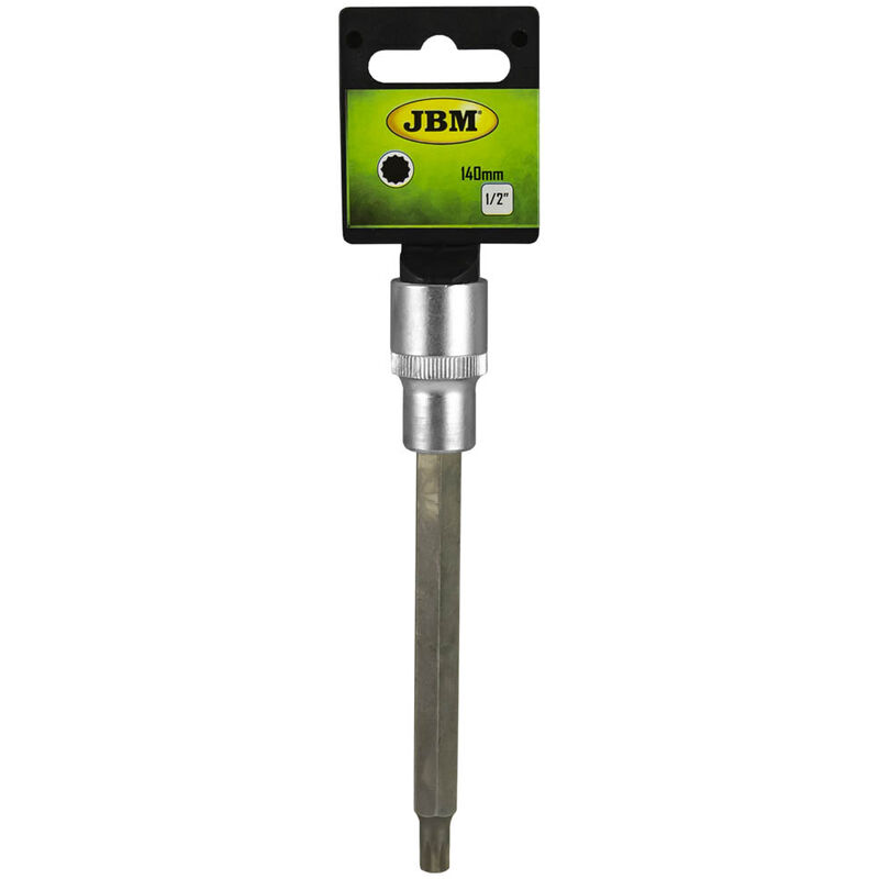 

13511 Punta De 1/2' Doce Cantos M6 140Mm - Jbm