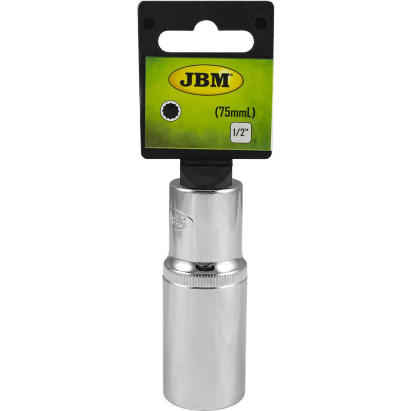 

13607 Vaso Xzn 1/2' 75Mm Largo 14Mm Cromado - Jbm