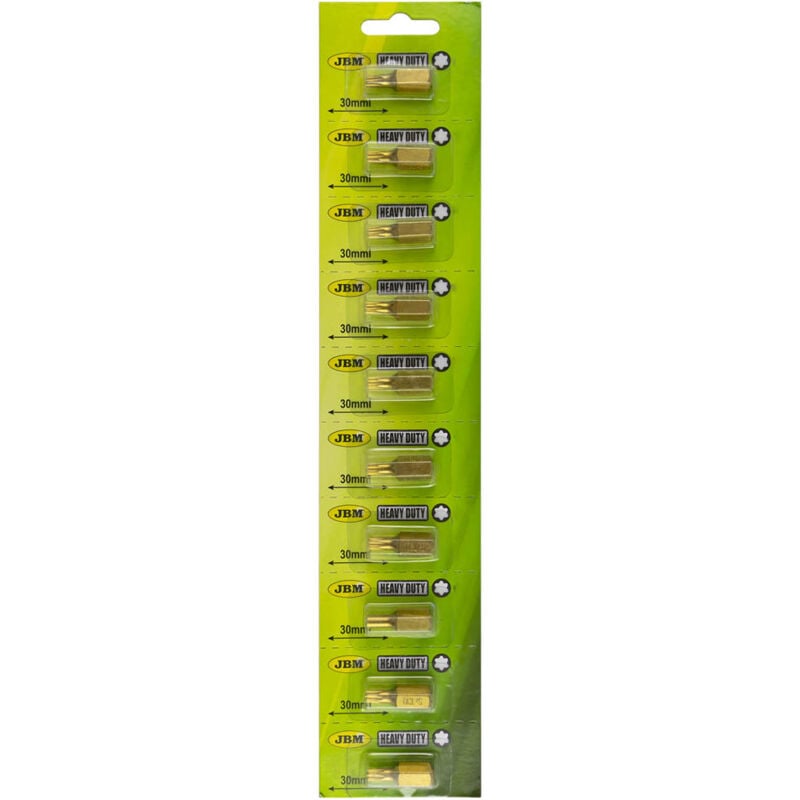 

13767 Punta Torx Heavy Duty T20 30Mml - 52753 - Jbm