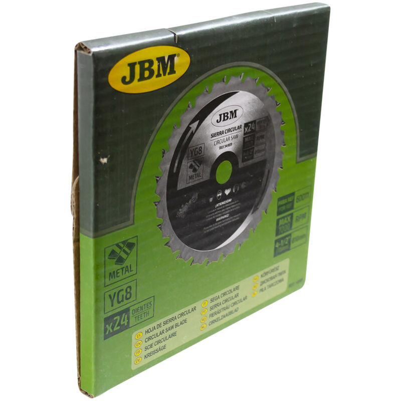 

14989 Hoja De Sierra Circular 24T 115Mm Para Metal Para Ref. 60011 - Jbm
