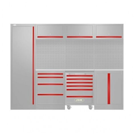 JBM 17849 Set di maniglie per serie 446 - Argento
