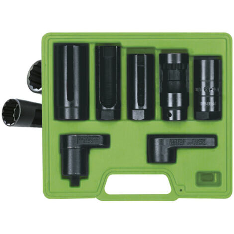 JBM 51119 Steckschlüssel Set für Lambdasonde - 7 Teile